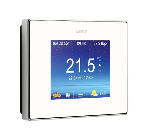 Termostato 4IE Wifi negro para controlar suelo radiante 4iE smart thermostat forUnderfloor heating