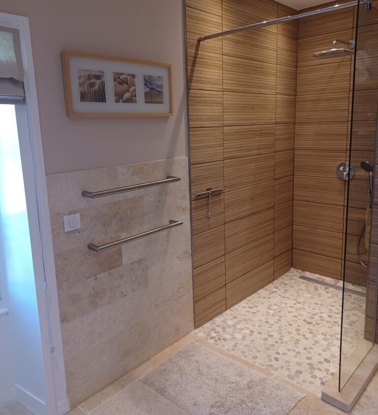 Duchas de obra con suelo radiante