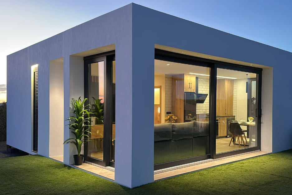Casas modulares con suelo radiante