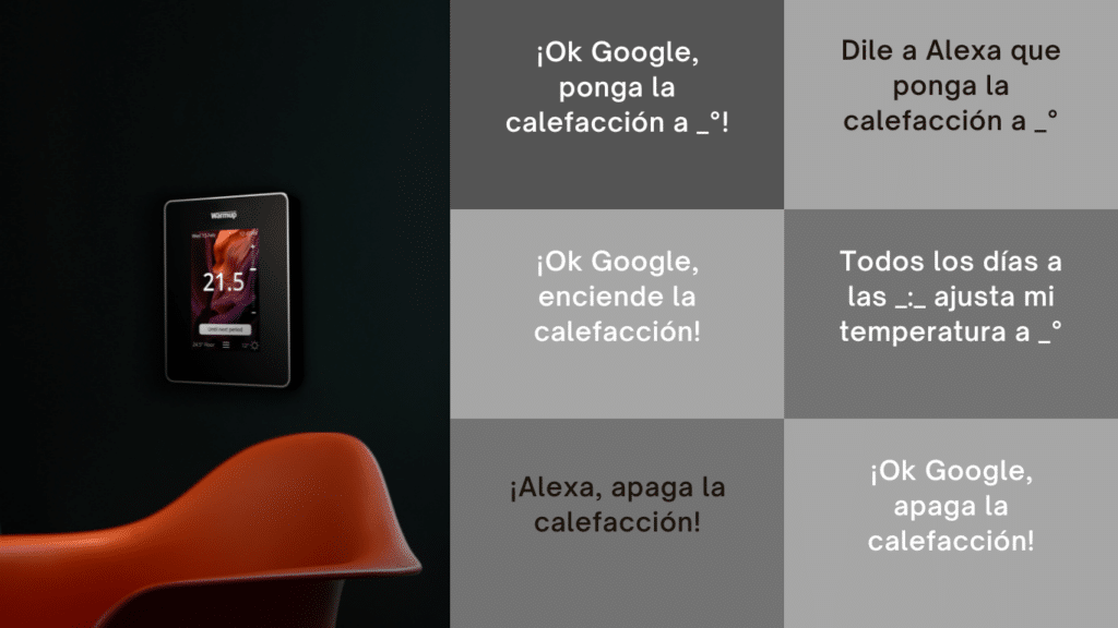 Termostato 6iE De Warmup con conexión con Alexa y Google