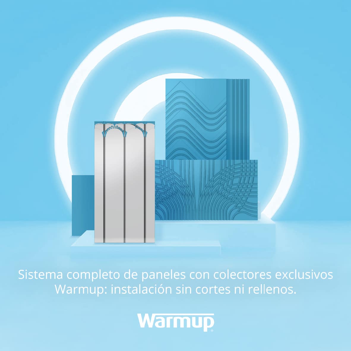 suelo radiante de bajo perfil sostenible