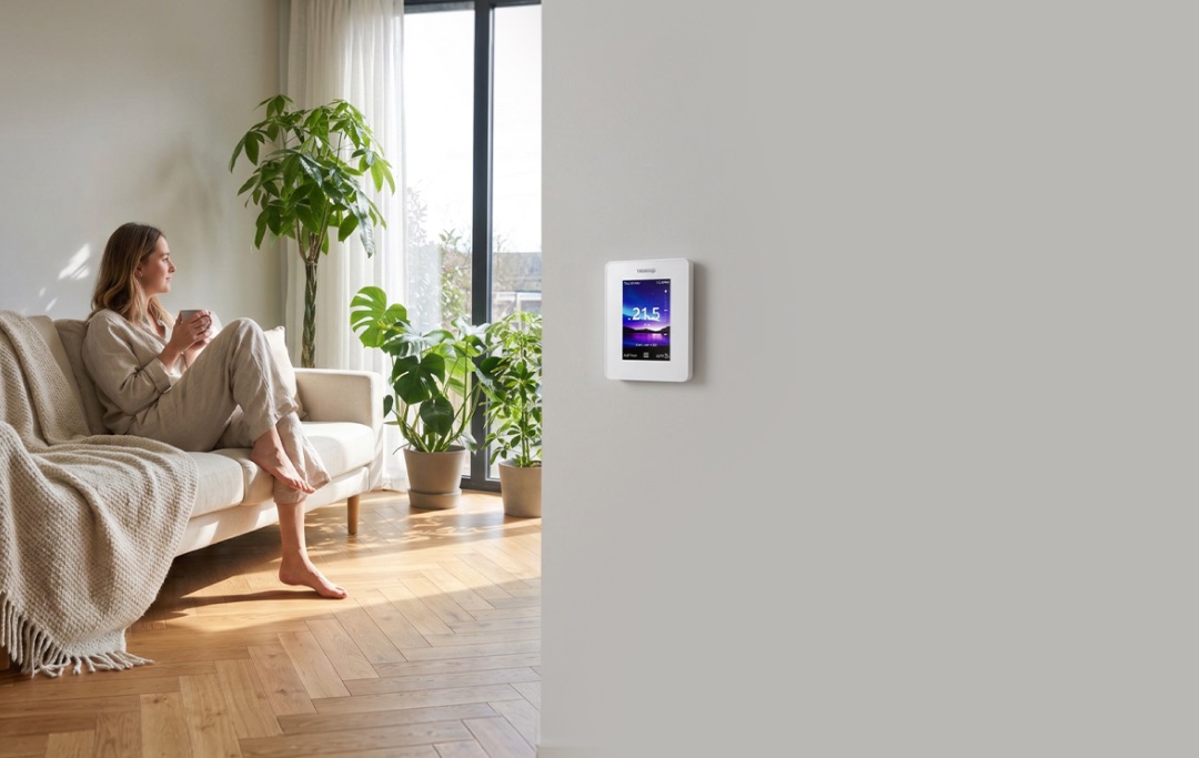 El suelo radiante es energéticamente eficiente.