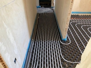 Suelo radiante por agua