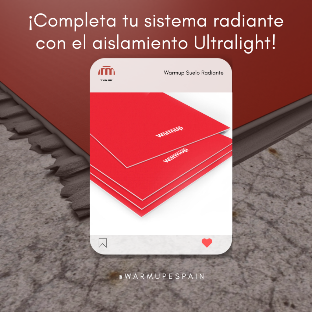 Paneles aislantes Ultralight™ instalados para calefacción por suelo radiante